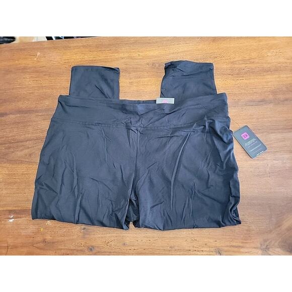 NWT RBX Black 7/8 Ankle Length Leggings Yoga Pants Plus 3x - Picture 1 of 8